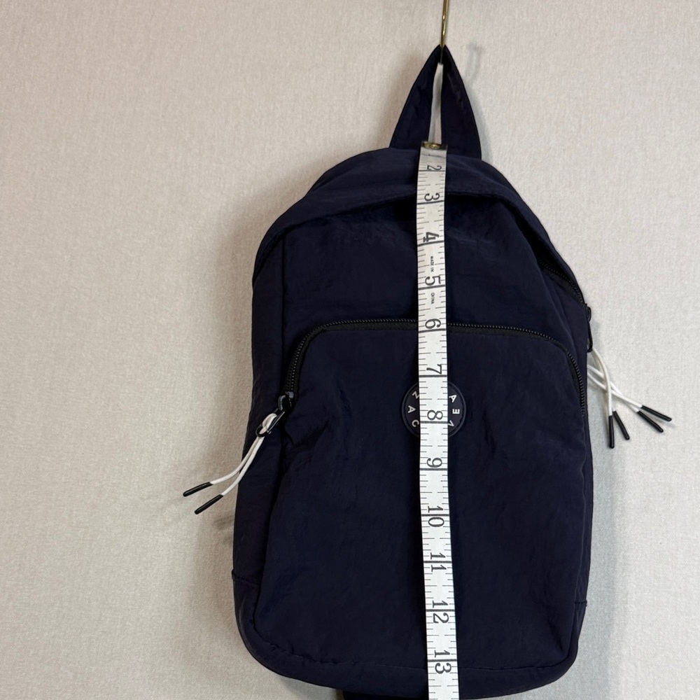 Stylish Navy Crossbody Bag with Logo - Picture 4 of 10